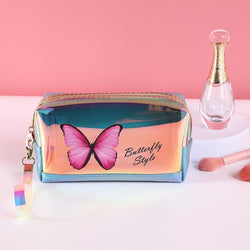 Laser Butterfly Cosmetic Bag Waterproof