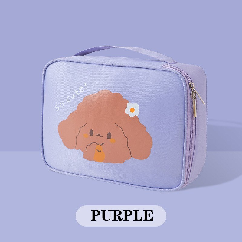 Cute Girl Cosmetic Bag Waterproof