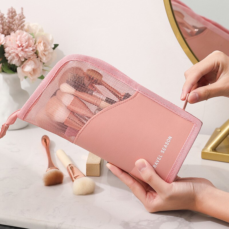 Clear Stand Cosmetic Bag