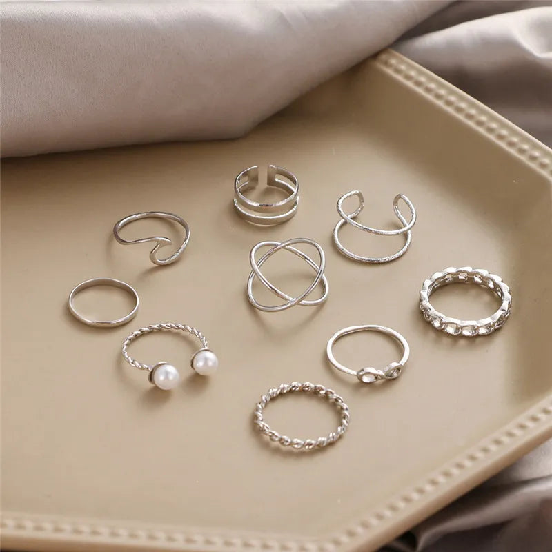 10pcs Chain Rings