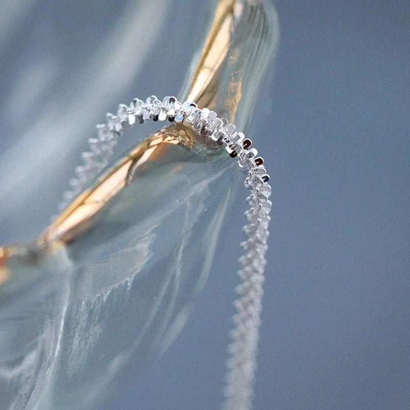 Sparkling Gypsophila Adjustable Bracelet