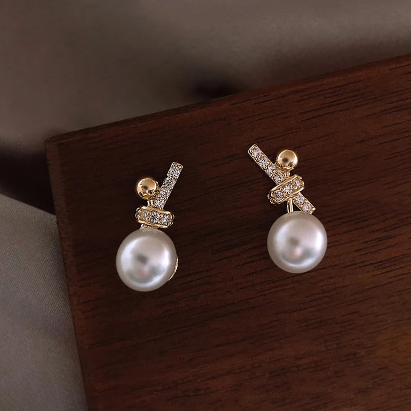 Pearl Stud Earrings