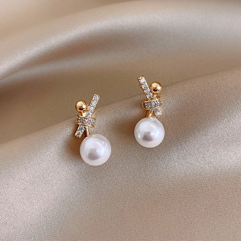 Pearl Stud Earrings