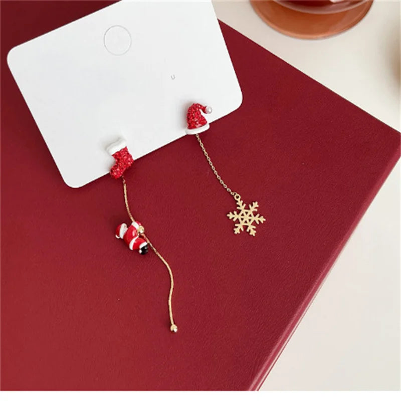 Santa Claus Drop Earrings