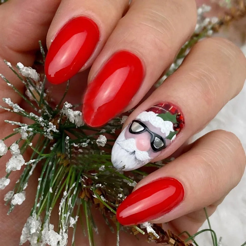 Snowflake Press On Nails