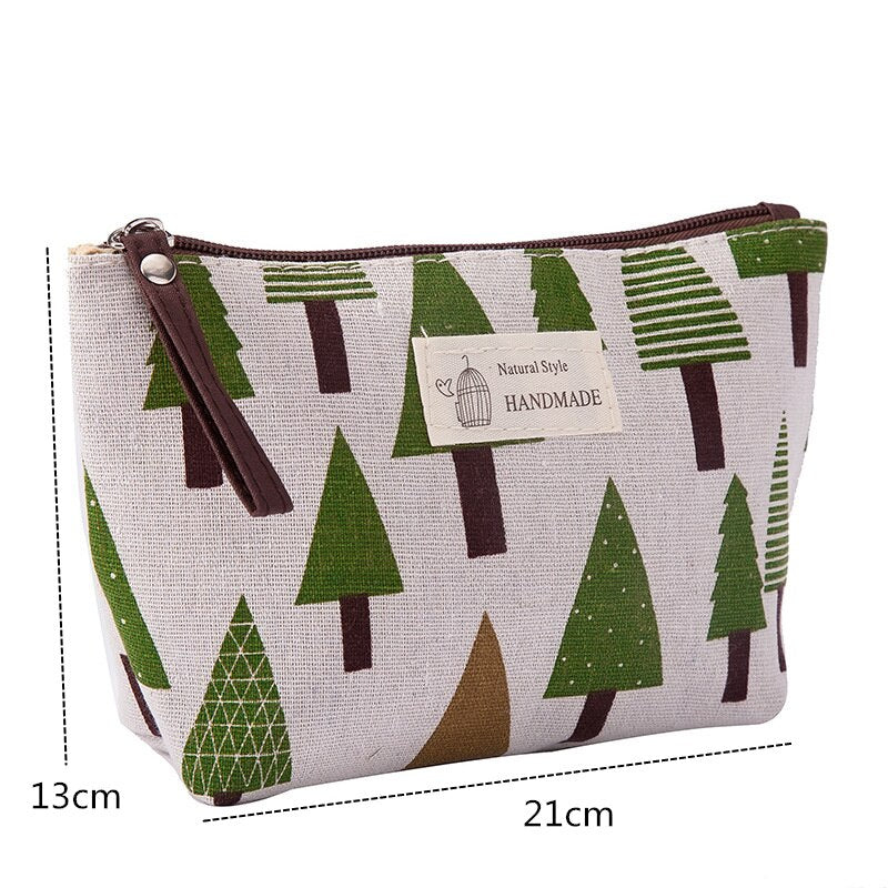 Plaid  Cosmetic Bag