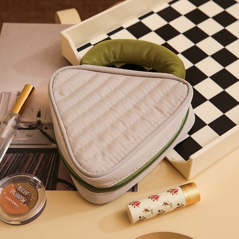 Mini Triangle Makeup Bag