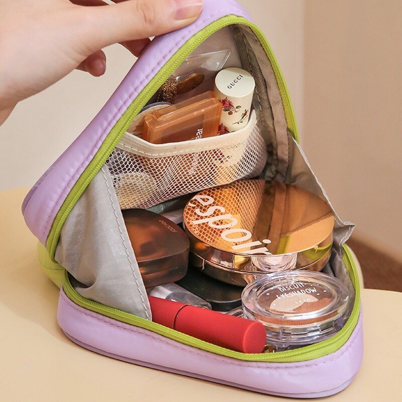 Mini Triangle Makeup Bag