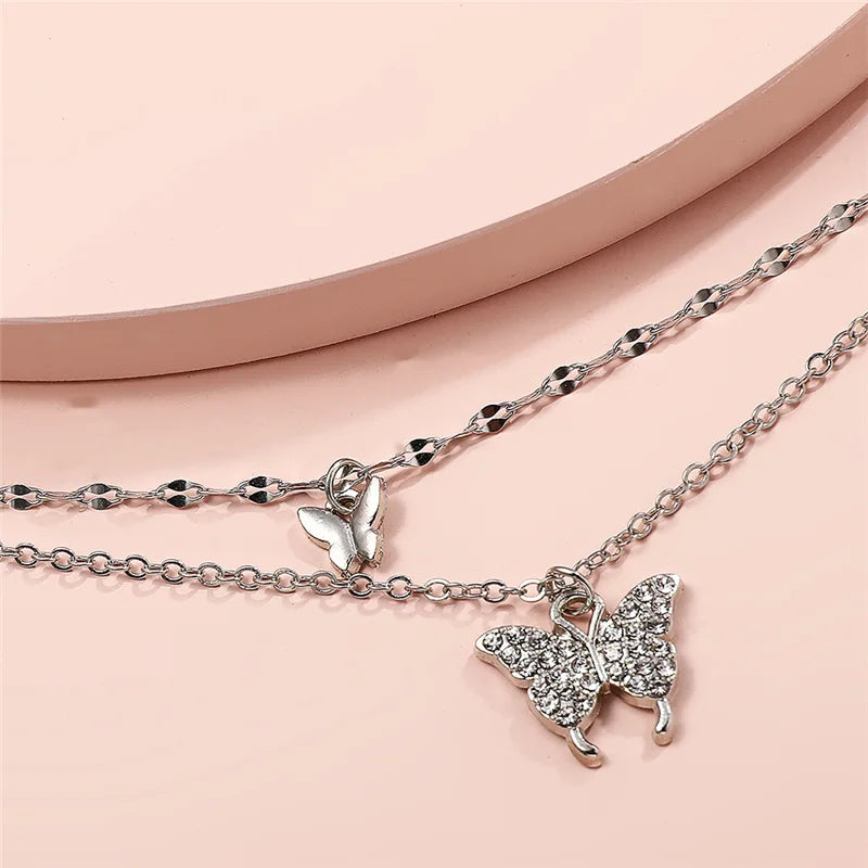 Shiny Butterfly Anklet