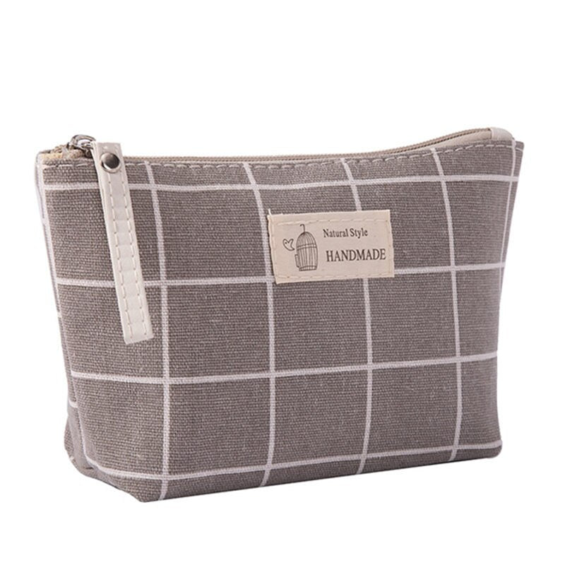 Plaid  Cosmetic Bag